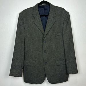 Mila Schon Blue Three Button Closure Sport Blazer Jacket Size 42